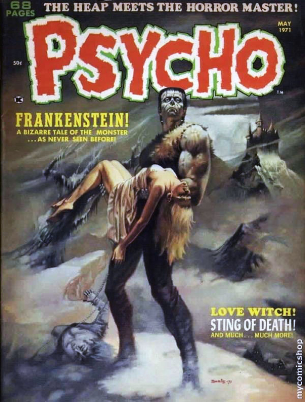 Psycho Comic Cover
